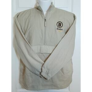 Boston Bruins NHL 1/2 Zip Pullover Sweatshirt Childs Small